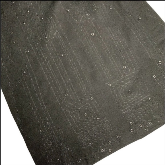 NWT LUCY PARIS ART DECO EMBROIDERED & RIVET DETAIL MINI DRESS L - Picture 2 of 10